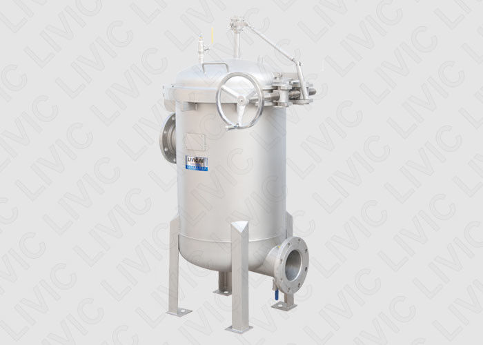 Stainless Steel Bag Filter Housing Quick Lock For Edible Oils Filtration