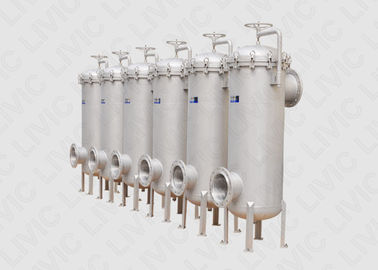 Water Treatment Systems Basket Filter Housing With 50 - 8000micron Filtration Rating