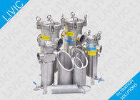 Pipe Water Filter 0.6MPa / 1.0MPa , Stainless Steel Basket Filter For Electronics Industry