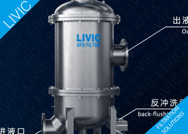 316L Material Backwash Water Filter System , Self Flushing Water Filter  For Cooling Water