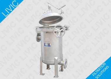Stainless Steel Bag Filter Housing Quick Lock For Edible Oils Filtration